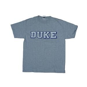 Alstyle Apparel Activewear Cotton Duke Logo Tee T Shirt Unisex Gray Size Medium